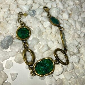 O malachite design bracelet